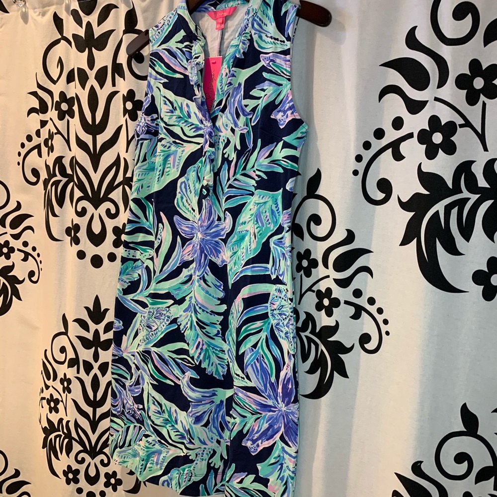Lilly Pulitzer Sherry Shift Dress Ready Set Gecko